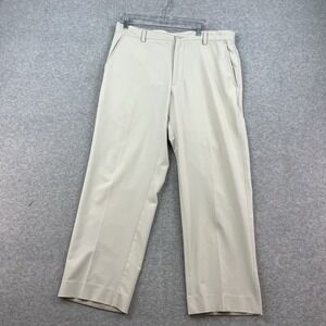 Foot Joy Men's Performance Golf Pants Beige‎ 36x30  Polyester Stretch Relaxed